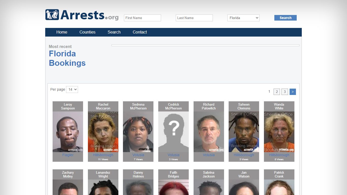 Florida Arrests and Inmate Search